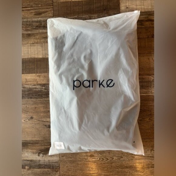 Parke NWT Monochrome Varsity Mockneck in Midnight Size L/XL - Picture 3 of 3